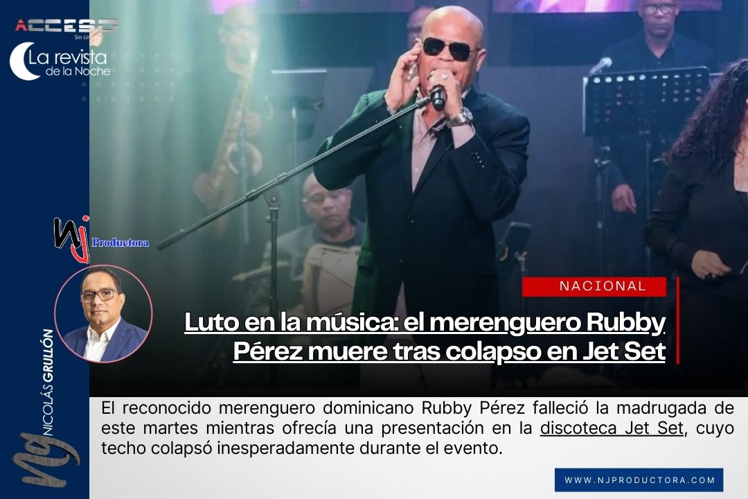Detalles de las honras fúnebres de Rubby Pérez será sepultado en el cementerio Puerta del Cielo