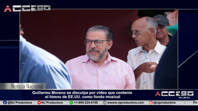 Guillermo Moreno se disculpa por video que contenía el himno de EE.UU. como fondo musical