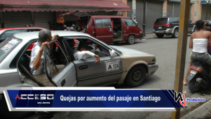 Quejas por aumento del pasaje en Santiago