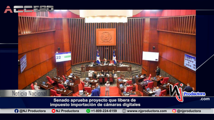 Senado aprueba proyecto que libera de impuesto importación de cámaras digitales